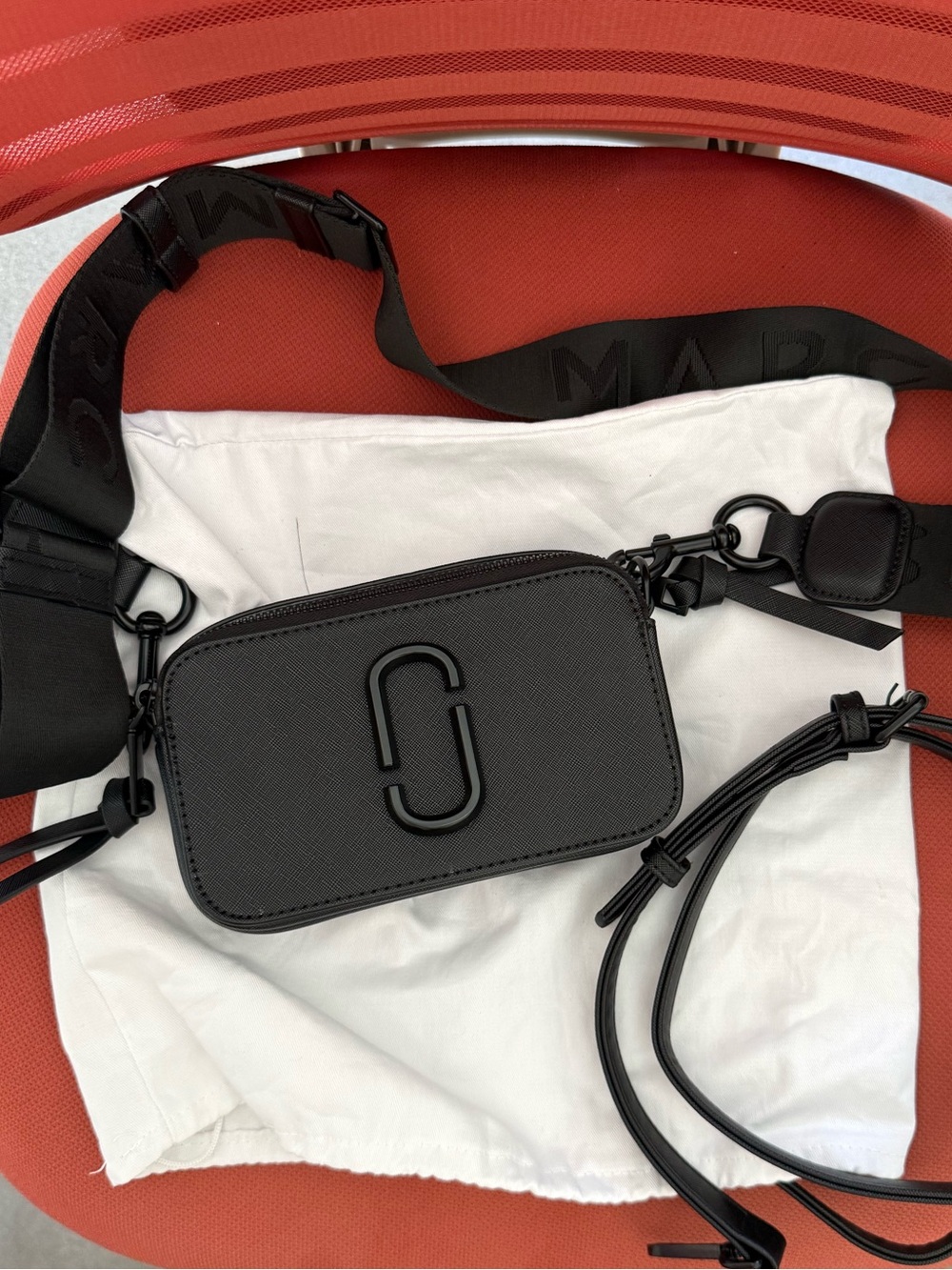 Marc Jacobs Black Snapshot Camera Crossbody Bag